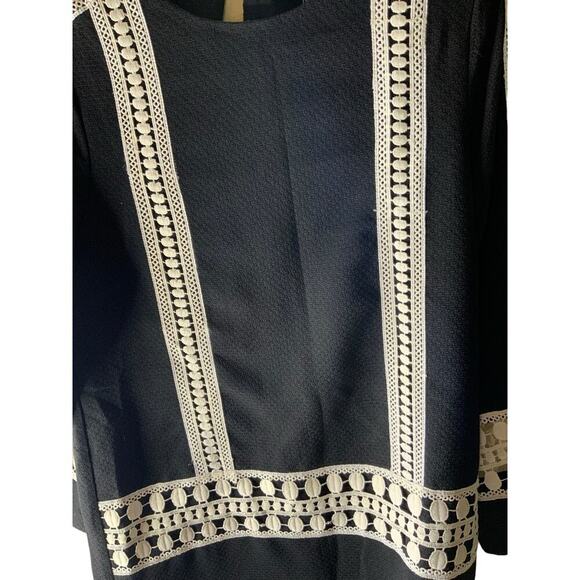 English Factory Dress Women's Size Small Embroidered Accent Style A-Line - Picture 5 of 13